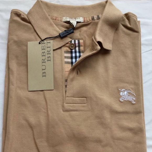 burberry mens polo t shirt